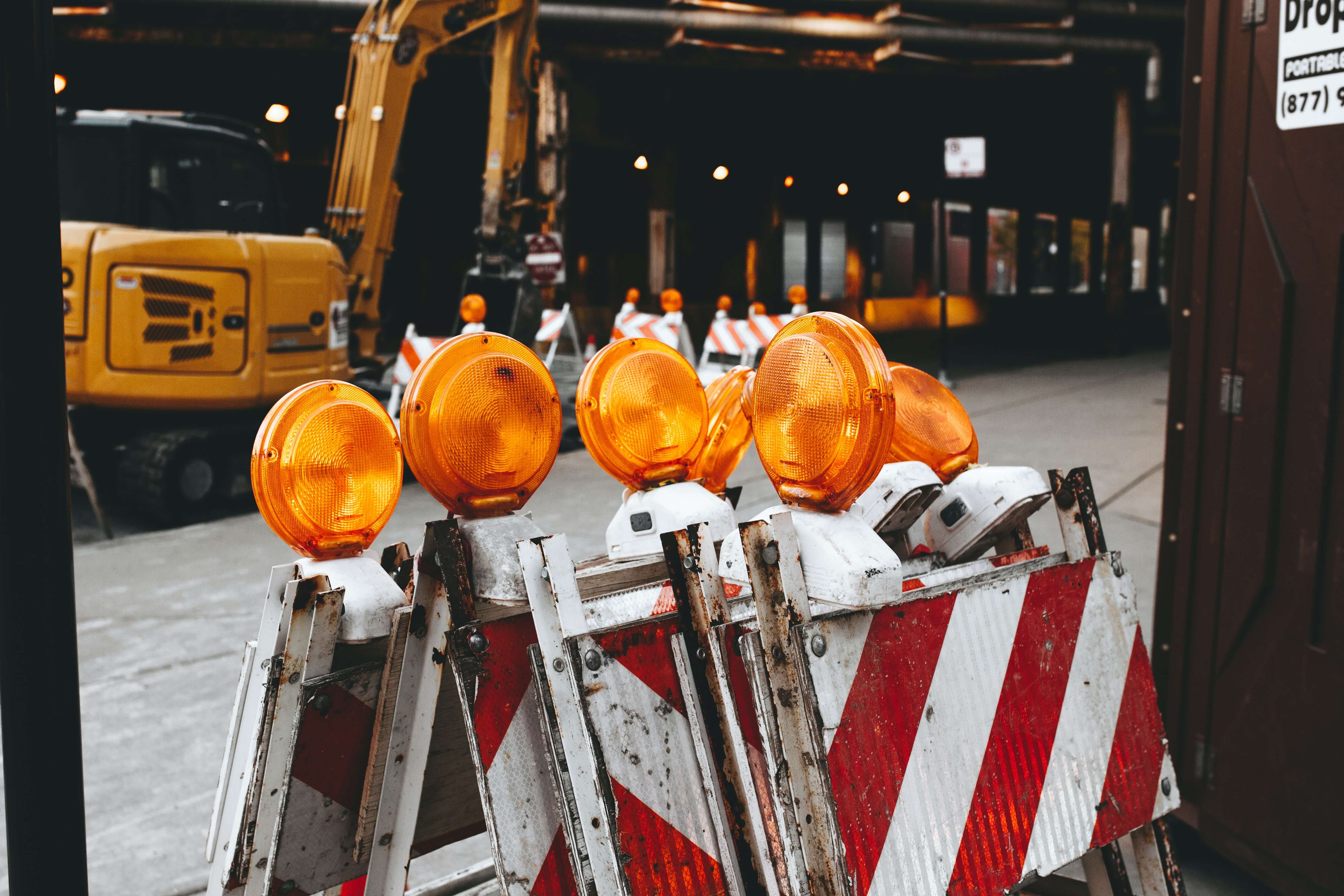 factory shields excavator lamps
